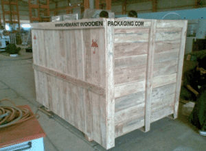 Rubberwood Industrial Packing Box