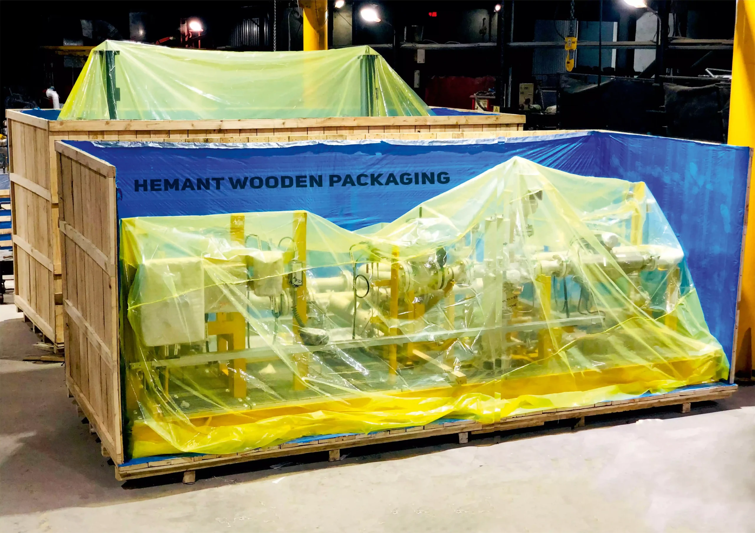 Pinewood Box With Vci Packing