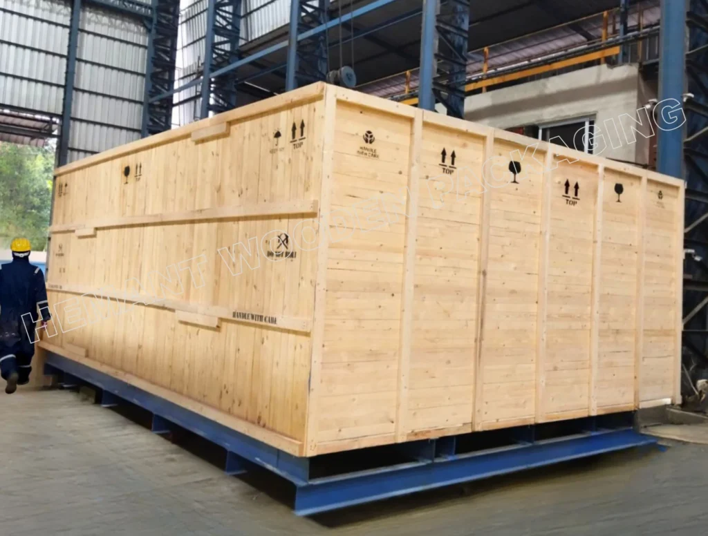 wooden export box packaging