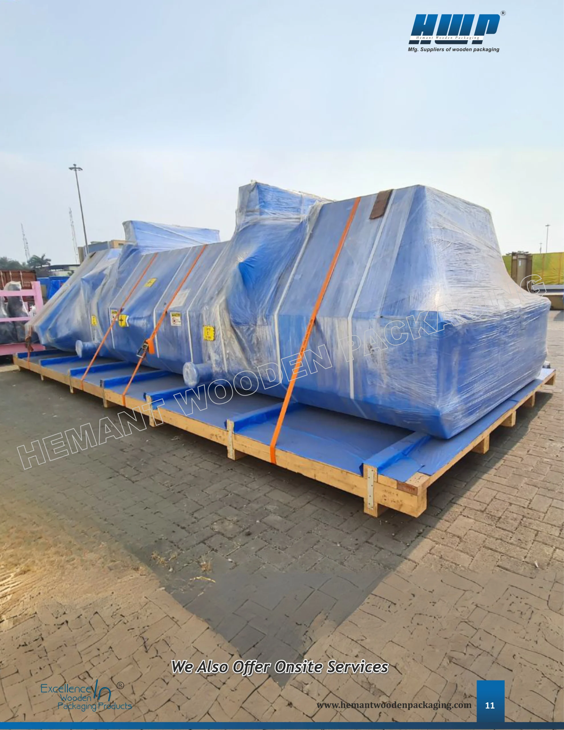 WOODEN BOX FOR EXPORT INDUSTRIAL PACKAGING 11