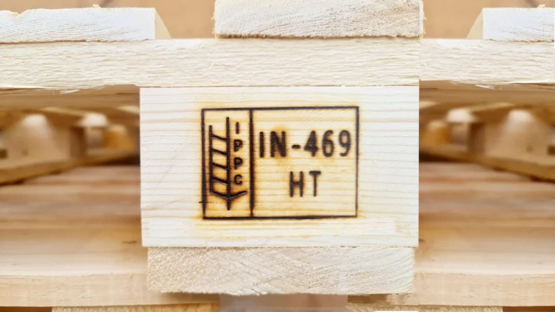 heat treated warehouse pallets for industrial storage